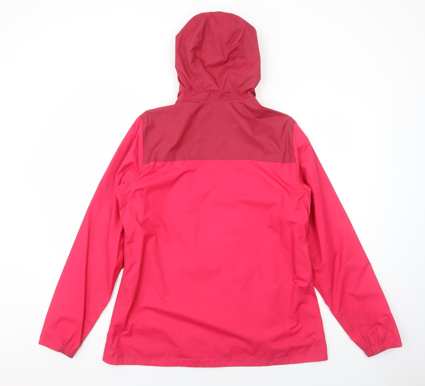 DECATHLON Womens Pink Windbreaker Coat Size L Zip
