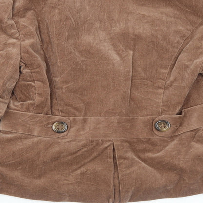 Country Casuals Womens Brown Jacket Size 10 Button