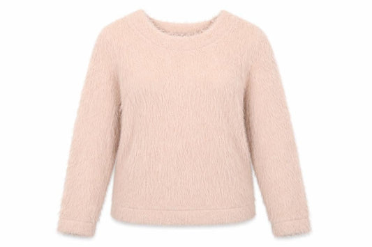 Next Womens Pink Boat Neck Polyester Pullover Jumper Size 14
