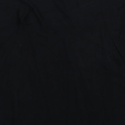 Debenhams Womens Black V-Neck Viscose Pullover Jumper Size M