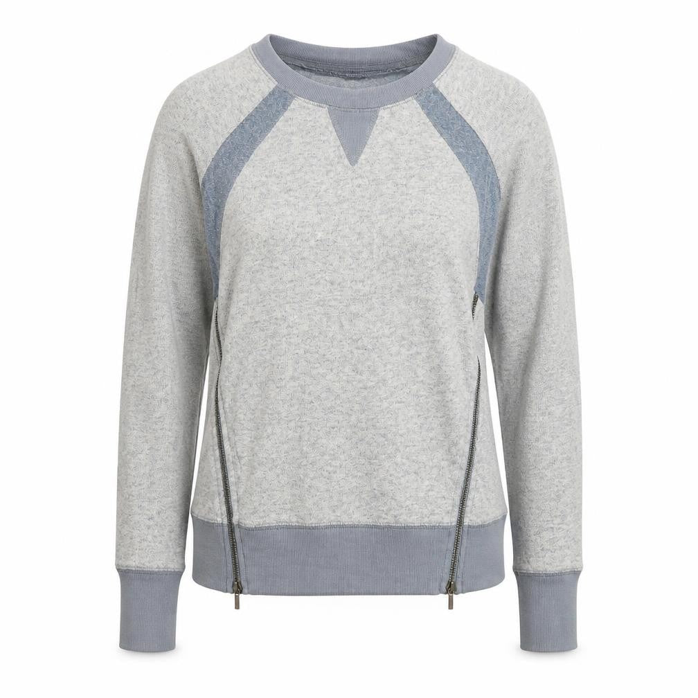 Marks & Spencer Womens Grey Scoop Neck Viscose Pullover Jumper Size 10
