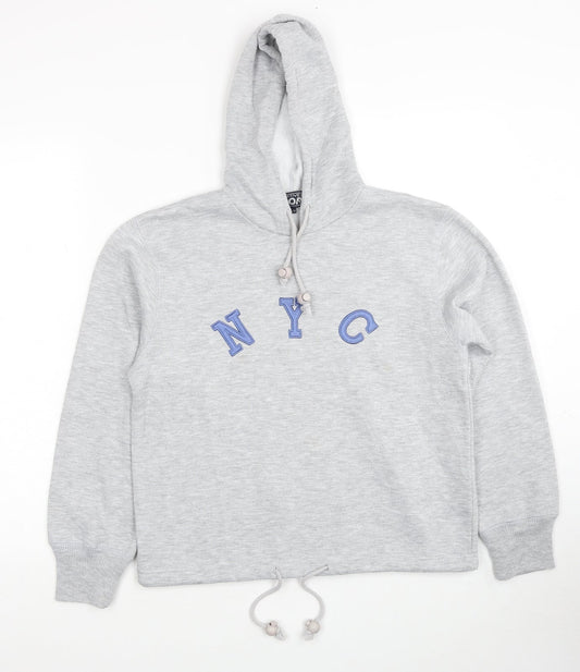Active Sport Womens Grey Polyester Pullover Hoodie Size S Pullover - NYC Size S-M