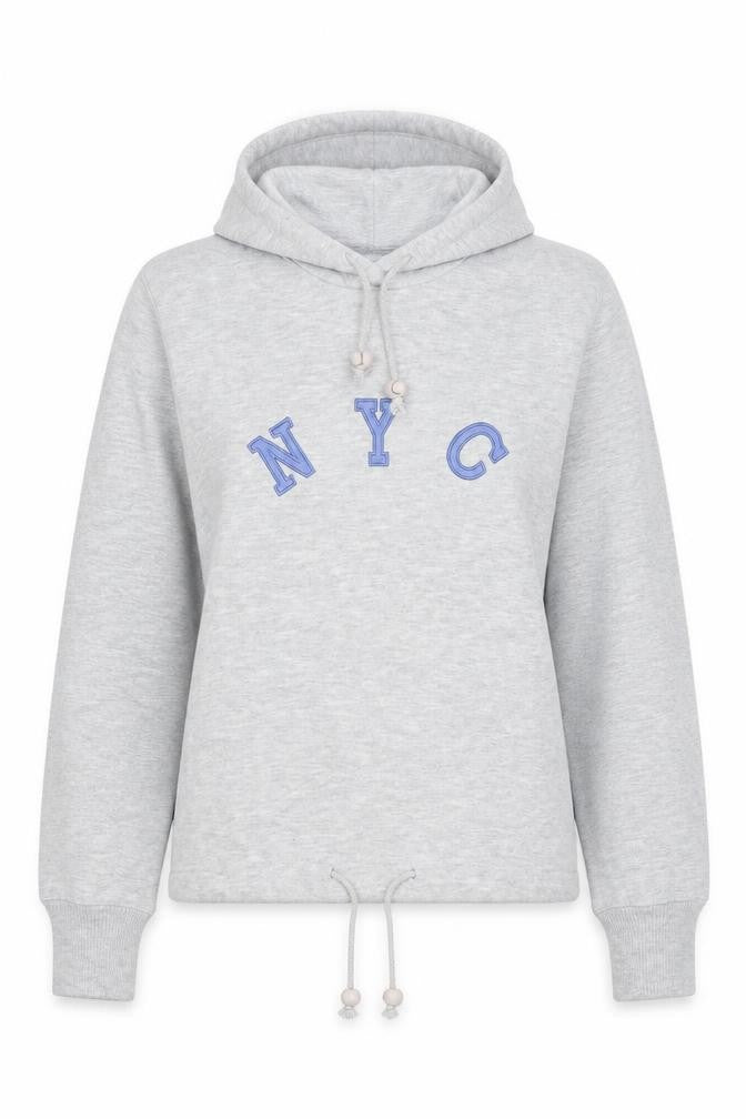 Active Sport Womens Grey Polyester Pullover Hoodie Size S Pullover - NYC Size S-M