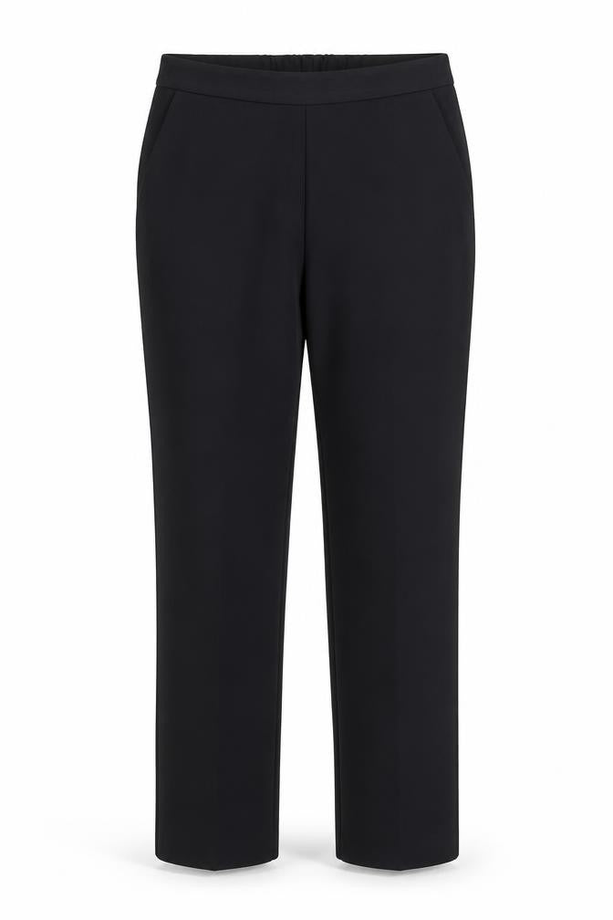 Bonmarché Womens Black Polyester Trousers Size 12 Regular