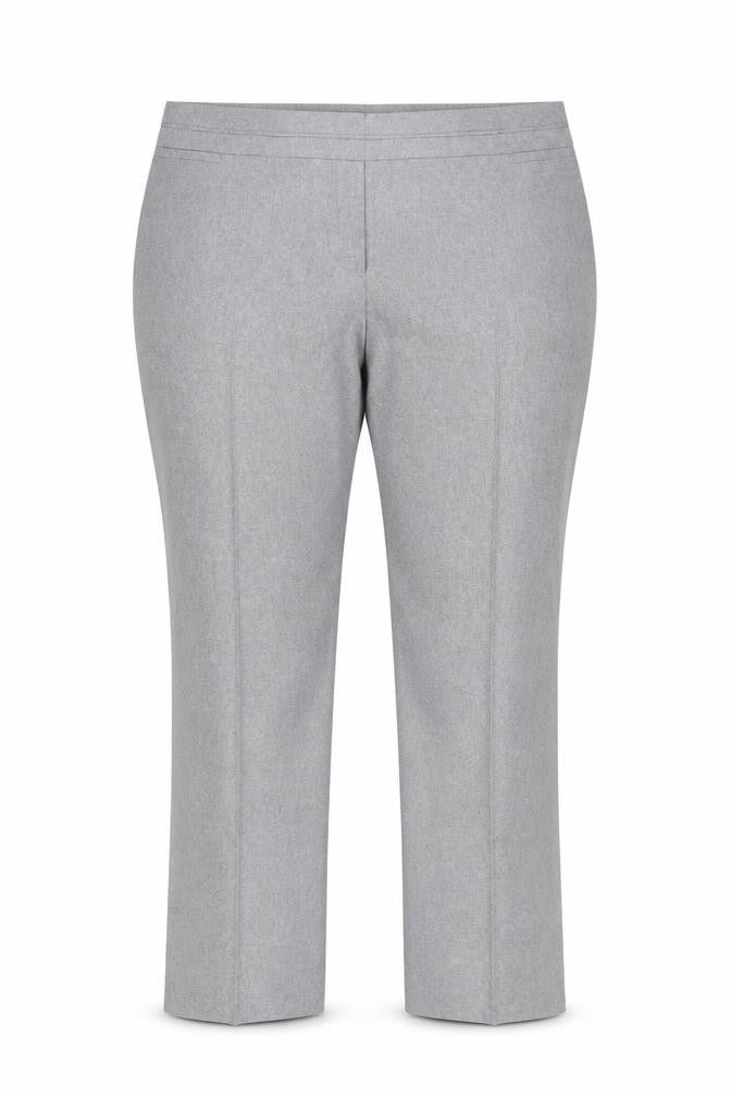 South Womens Grey Polyester Trousers Size 16 Regular Zip