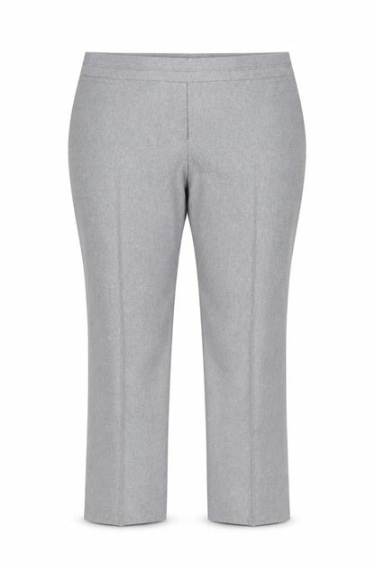 South Womens Grey Polyester Trousers Size 16 Regular Zip
