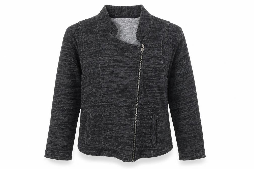 Silence + Noise Womens Black Jacket Size M Zip