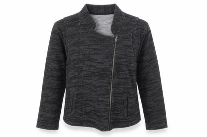 Silence + Noise Womens Black Jacket Size M Zip
