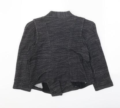 Silence + Noise Womens Black Jacket Size M Zip