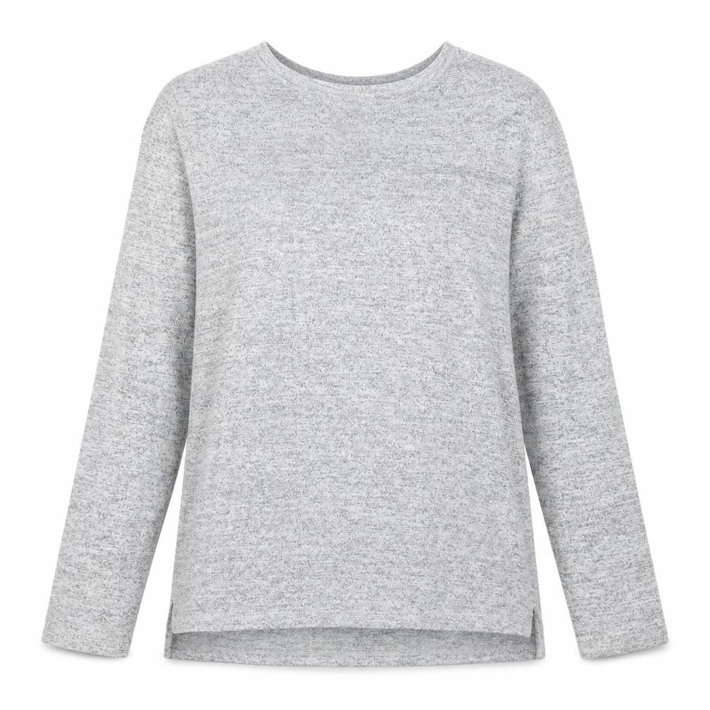 FOREVER 21 Womens Grey Round Neck Acrylic Pullover Jumper Size S