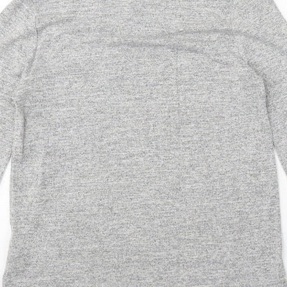 Forever 21 Womens Grey Round Neck Acrylic Pullover Jumper Size S