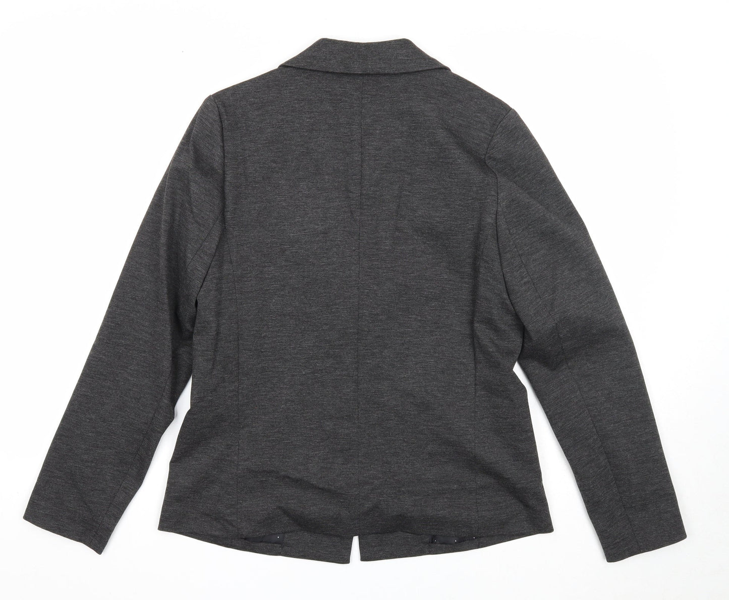 Dorothy Perkins Womens Grey Jacket Size 12 Button