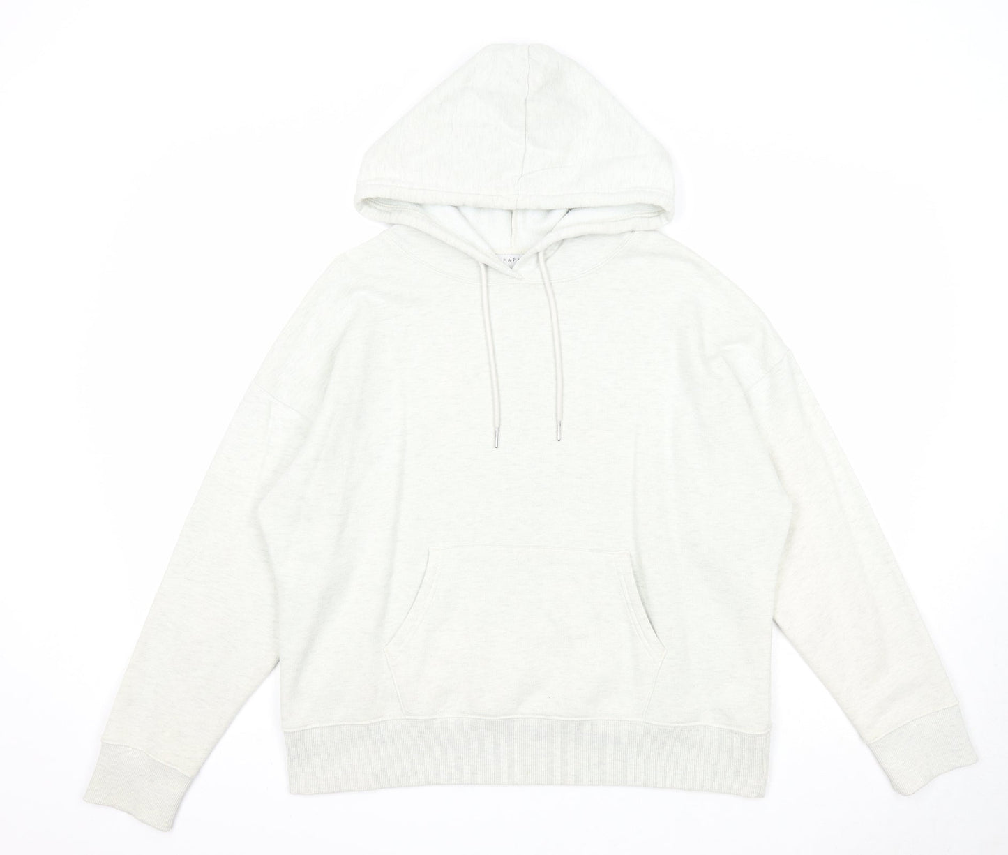 Papaya Womens Grey Cotton Pullover Hoodie Size M Pullover