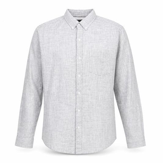 Red Herring Mens Ivory Cotton Button-Up Size M Collared Button