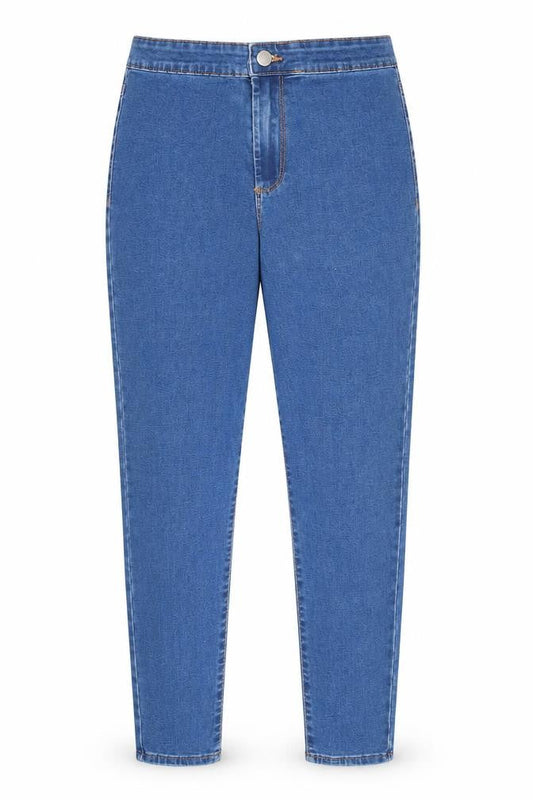 Denim & Co. Womens Blue Cotton Jegging Jeans Size 12 Regular Zip