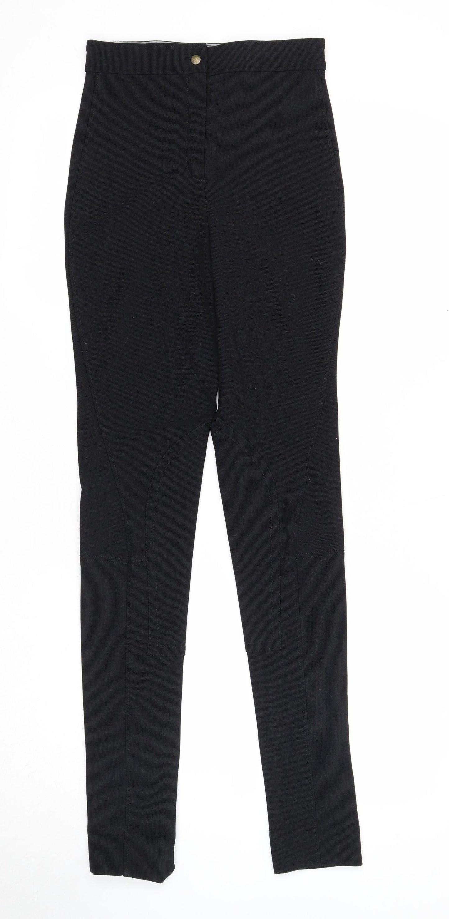 Caldene Womens Black Polyester Trousers Size M Regular