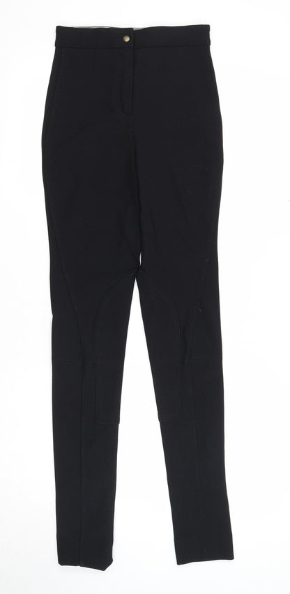 Caldene Womens Black Polyester Trousers Size M Regular