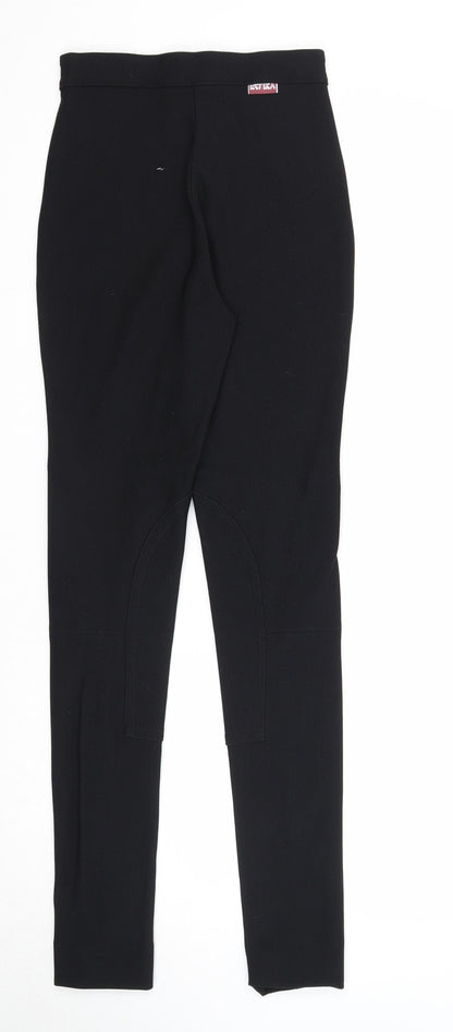 Caldene Womens Black Polyester Trousers Size M Regular