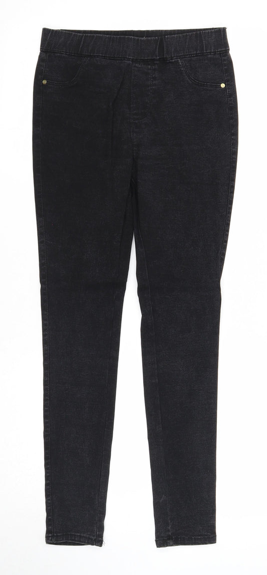 Damod Womens Black Cotton Skinny Jeans Size M Regular