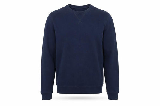 Divided Mens Blue Cotton Pullover Sweatshirt Size S
