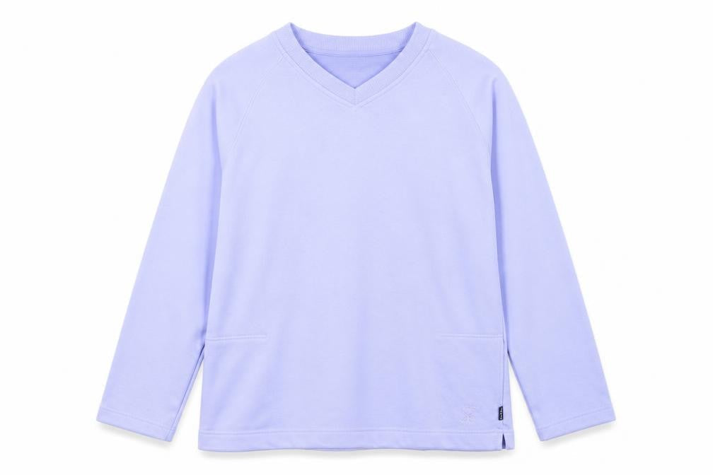 Joie de Vivre Womens Purple Polyester Pullover Sweatshirt Size M Pullover