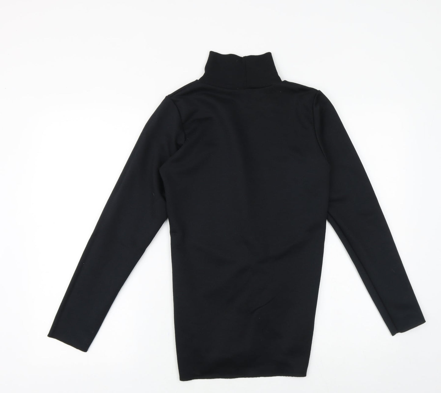 Look Of The Day Womens Black Polyester Pullover Sweatshirt Size 10 Pullover