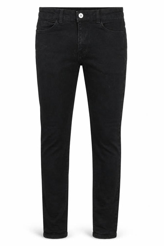 COLLUSION Mens Black Cotton Skinny Jeans Size 26 in Slim Zip