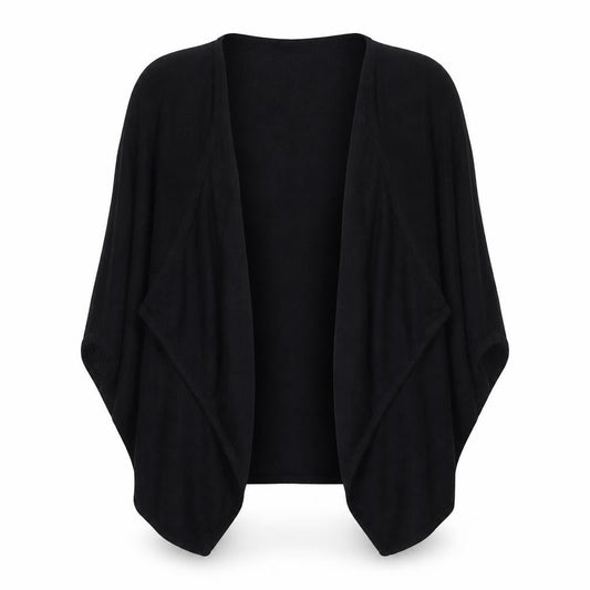 H&M Womens Black V-Neck Acrylic Cardigan Jumper Size XS