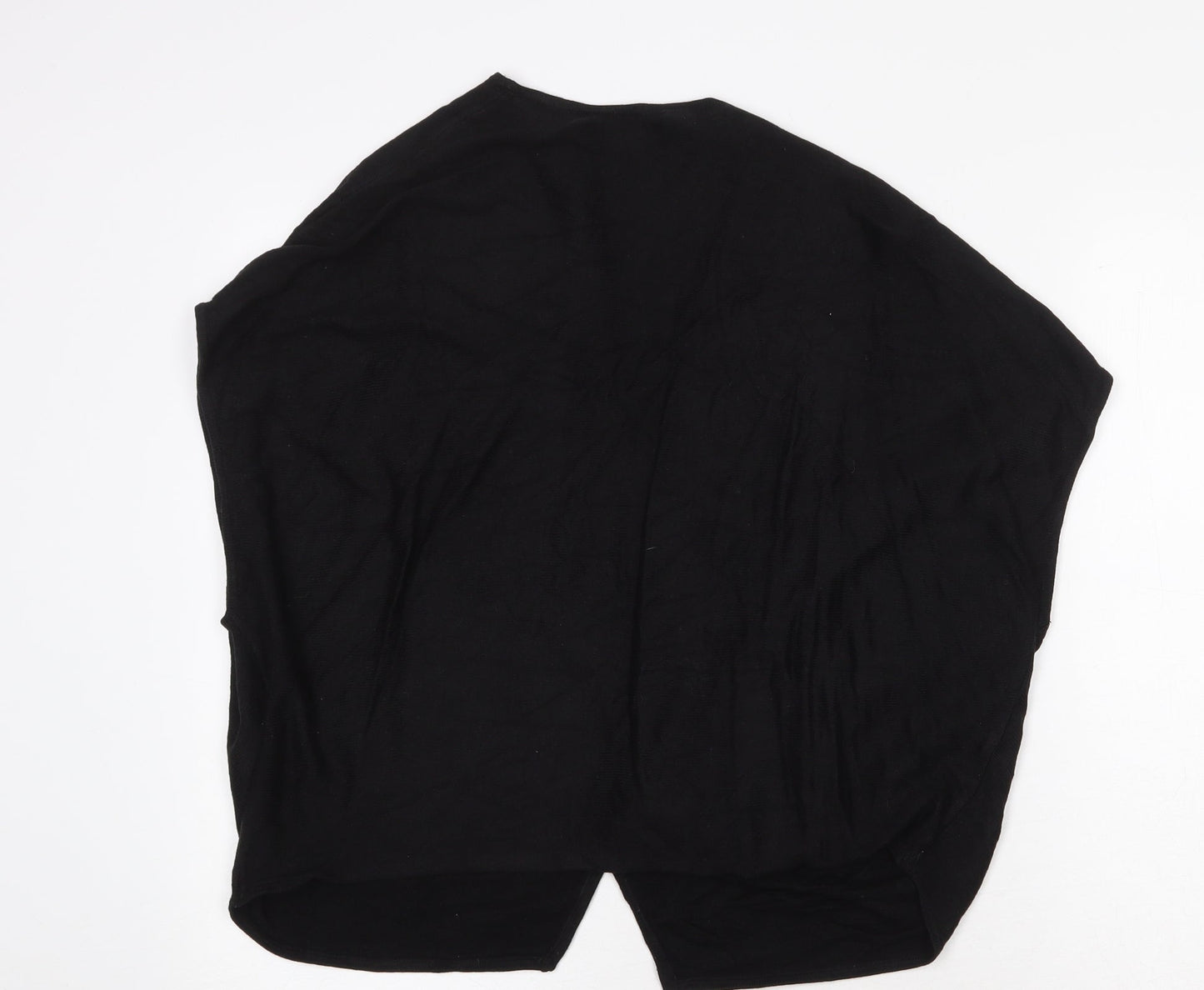 H&M Womens Black V-Neck Acrylic Cardigan Jumper Size XS