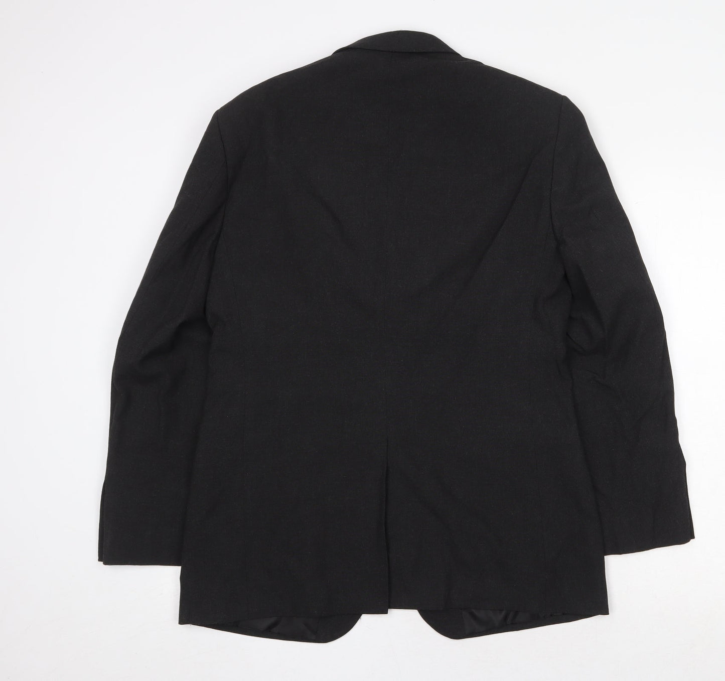 Marks and Spencer Mens Grey Polyester Jacket Blazer Size 38 Regular