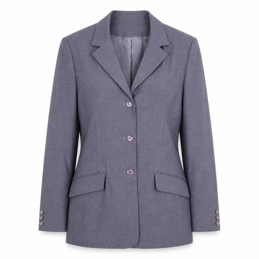 Autonomy Womens Grey Polyester Jacket Suit Jacket Size 14