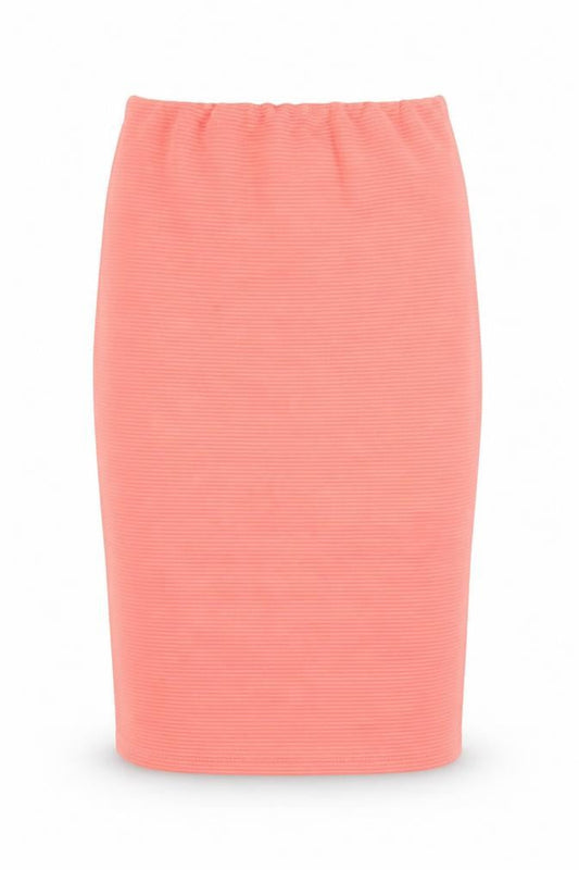 New Look Womens Pink Polyester Straight & Pencil Skirt Size 10 Zip