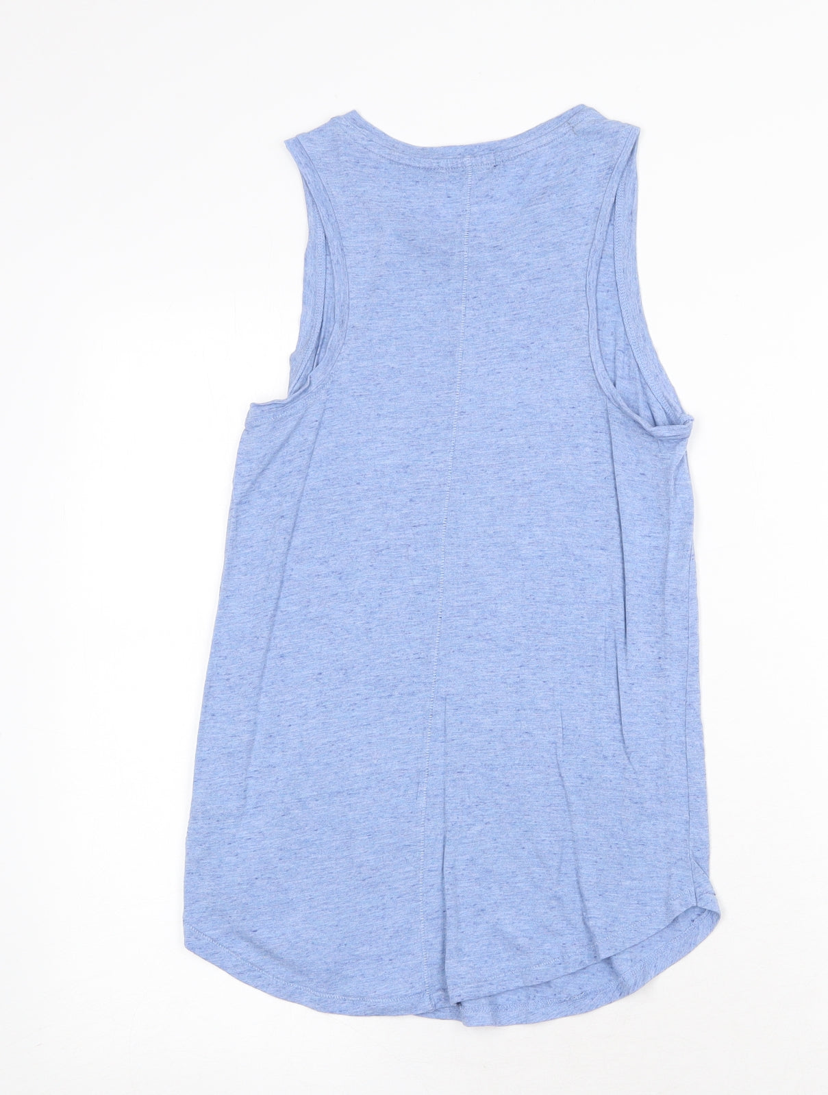 Gap Mens Blue Viscose T-Shirt Size XS Round Neck