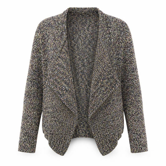 Zara Womens Multicoloured V-Neck Cotton Cardigan Jumper Size S
