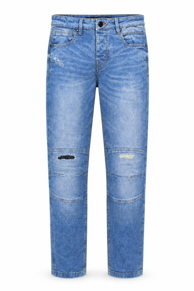Denim & Co. Mens Beige Cotton Skinny Jeans Size 30 in L30 in Regular Button