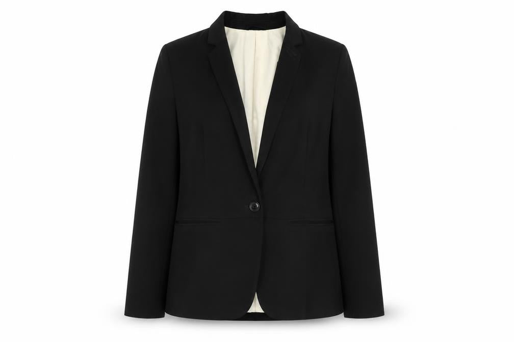 New Look Womens Black Polyester Jacket Blazer Size 8