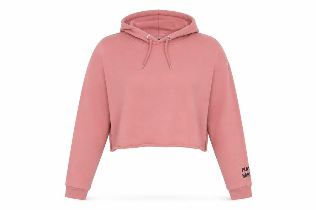 H&M Womens Pink Cotton Pullover Hoodie Size M Pullover - Work Hard