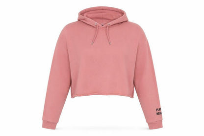 H&M Womens Pink Cotton Pullover Hoodie Size M Pullover - Work Hard