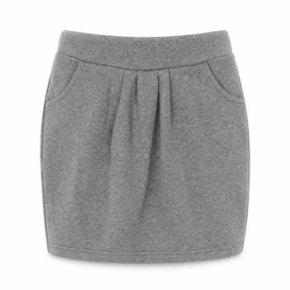 Very Girls Grey Polyester Tulip Skirt Size 8-9 Years Regular Pull On