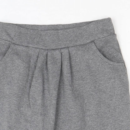 Very Girls Grey Polyester Tulip Skirt Size 8-9 Years Regular Pull On