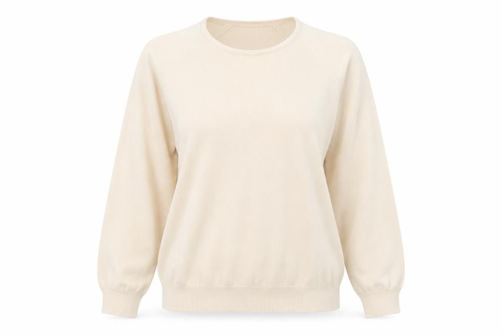 Straven Womens Beige Round Neck Polyester Pullover Jumper Size 8