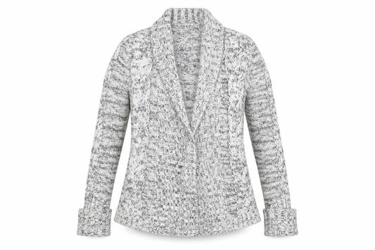 Vintage Couture Womens Beige V-Neck Acrylic Cardigan Jumper Size L