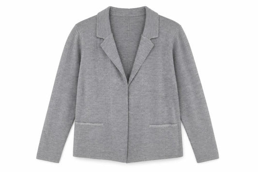 George Womens Grey V-Neck Acrylic Cardigan Jumper Size 12