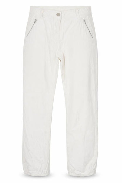 M&Co Womens White Cotton Straight Jeans Size 10 Regular Zip