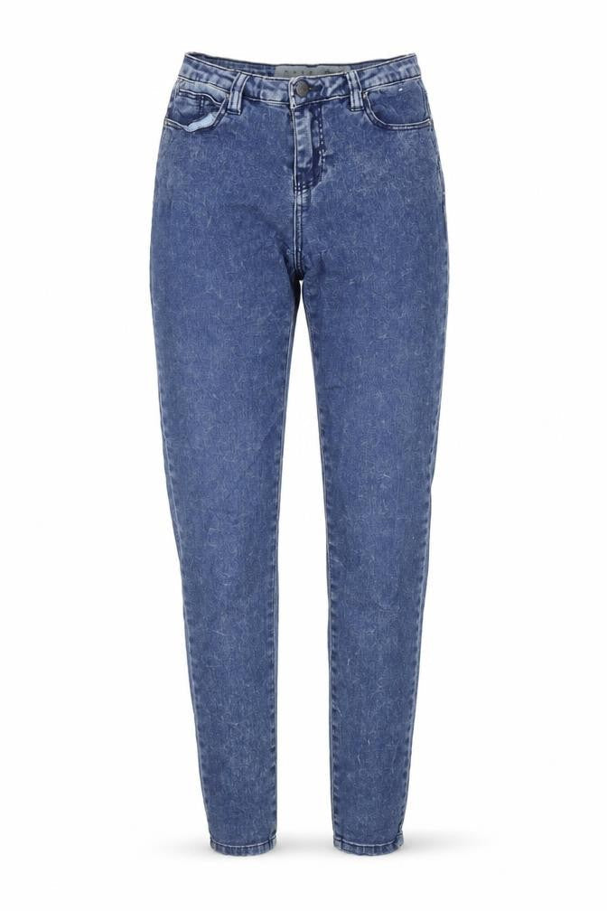 Denim & Co. Womens Blue Cotton Skinny Jeans Size 10 Regular Zip