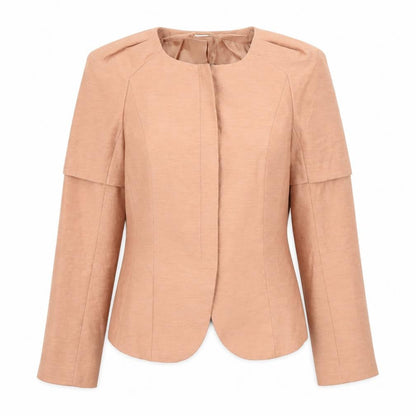 H&M Womens Pink Jacket Blazer Size 10 Zip