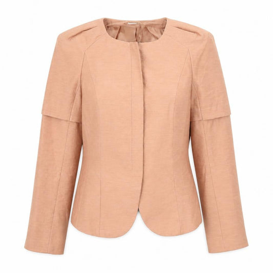 H&M Womens Pink Jacket Blazer Size 10 Zip