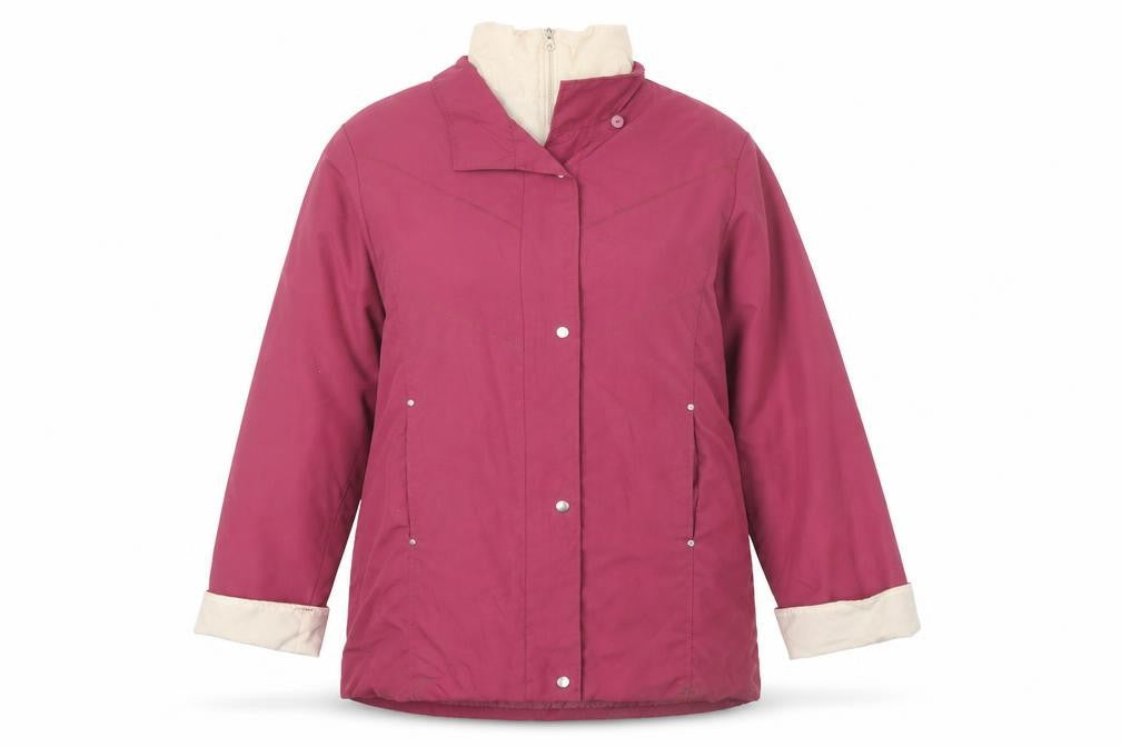 Gabriella Vicenga Womens Pink Jacket Size 16 Zip