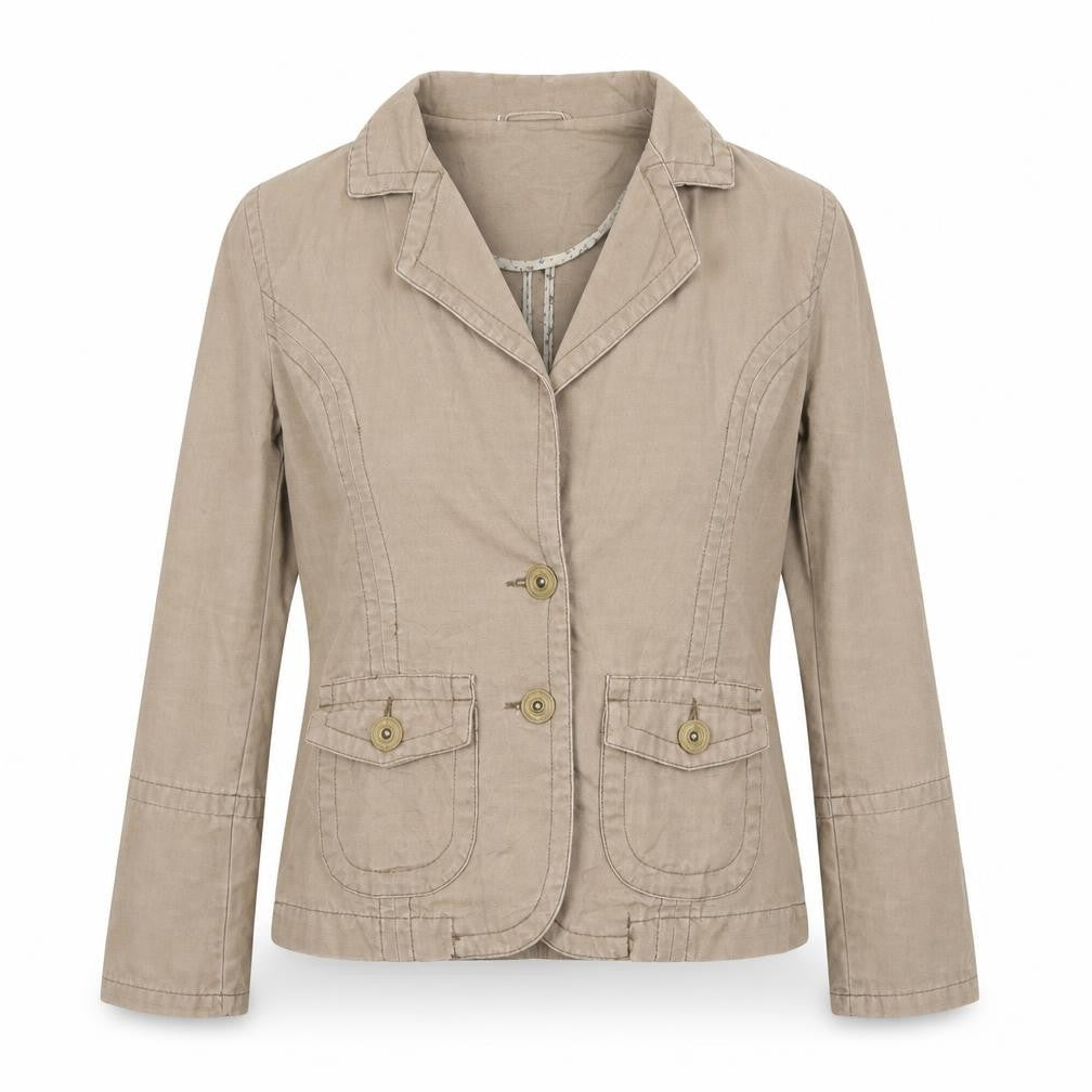 Dorothy Perkins Womens Brown Jacket Size 10 Button