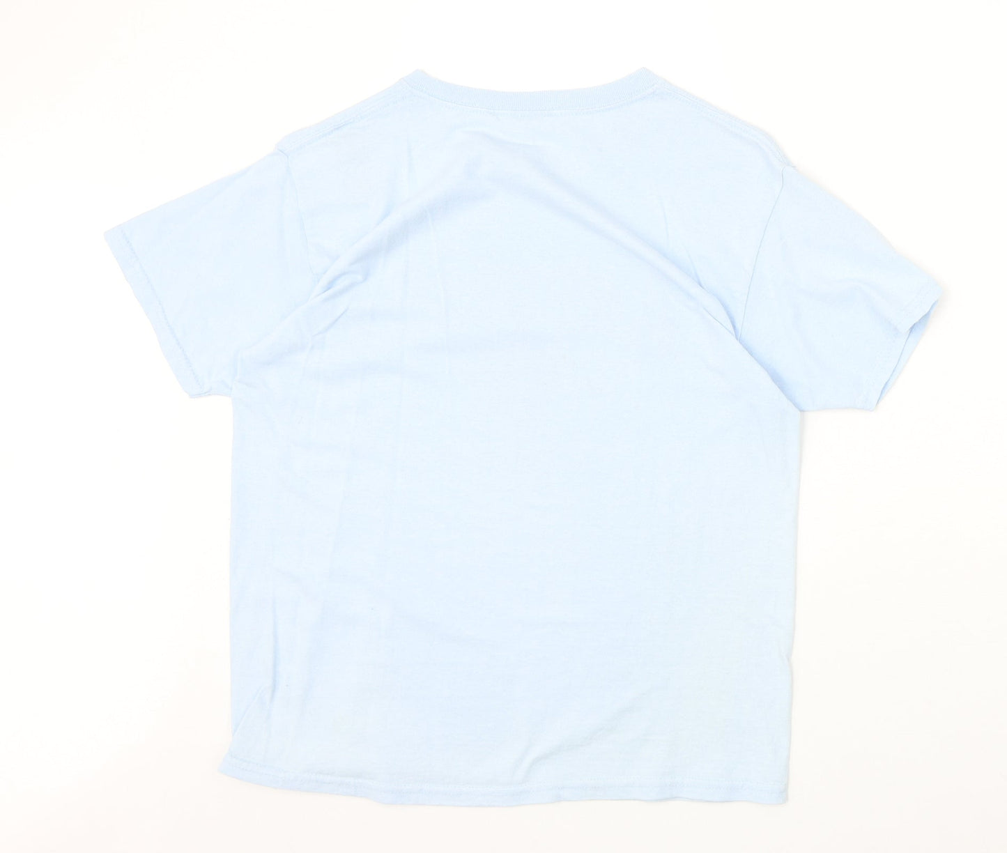 Miss Etam Womens Blue Polyester Basic T-Shirt Size S Round Neck - Los Angeles